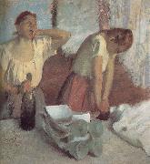 Ironing clothes works Edgar Degas